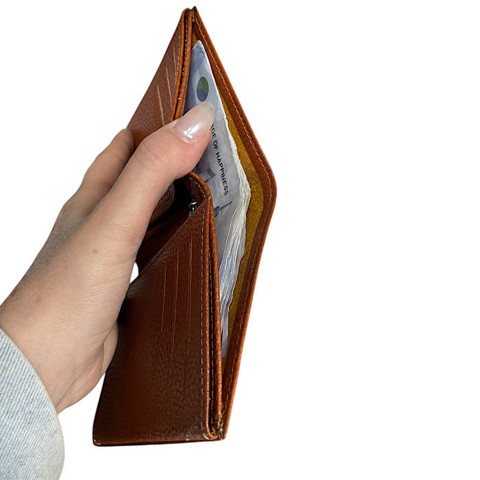 کیف پول چرم گاوی مدل تقدیم