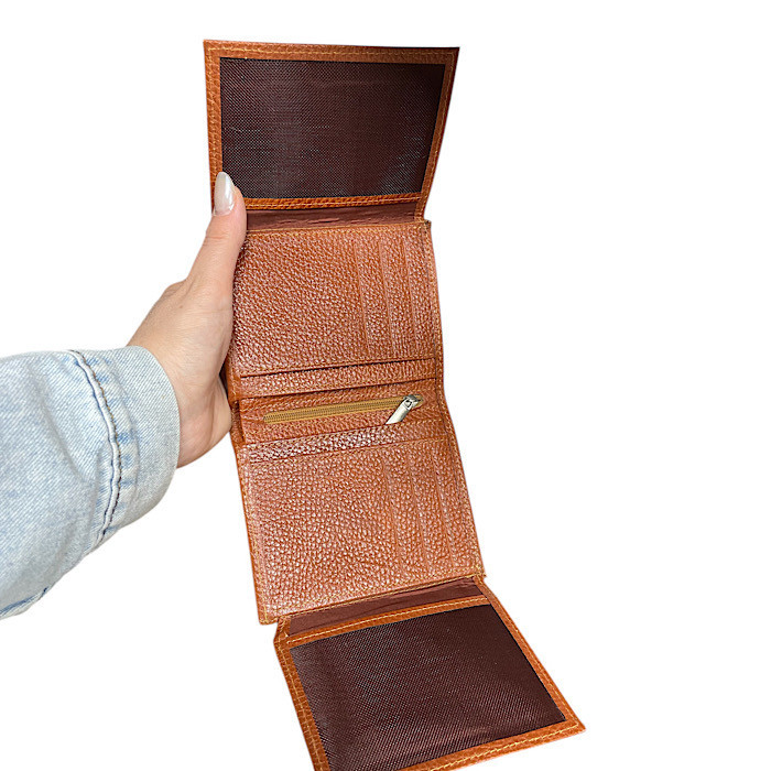 کیف پول چرم گاوی مدل تقدیم